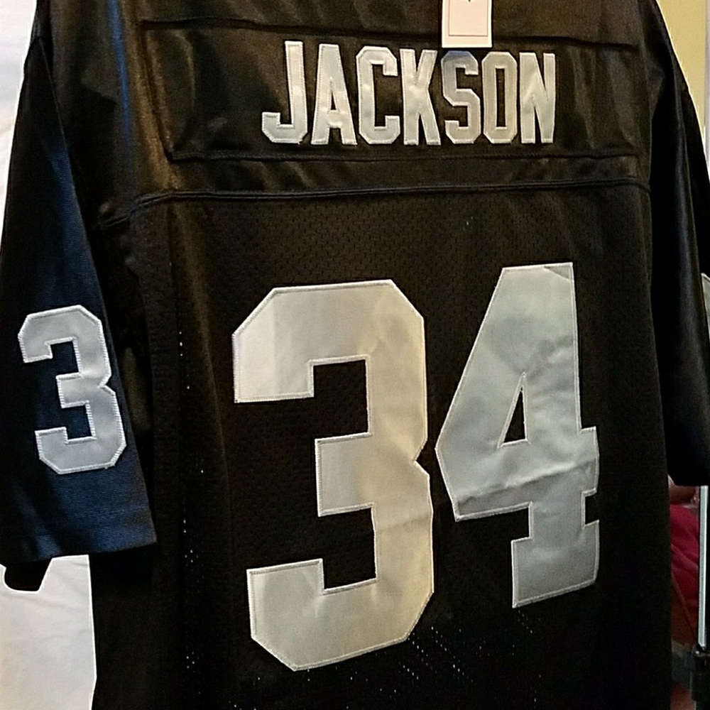 Bo Jackson Raiders Mitchell and Ness jersey.